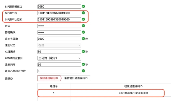 攝像頭GB/T28181配置時(shí)為什么SIP用戶(hù)ID和視頻通道ID最好一致